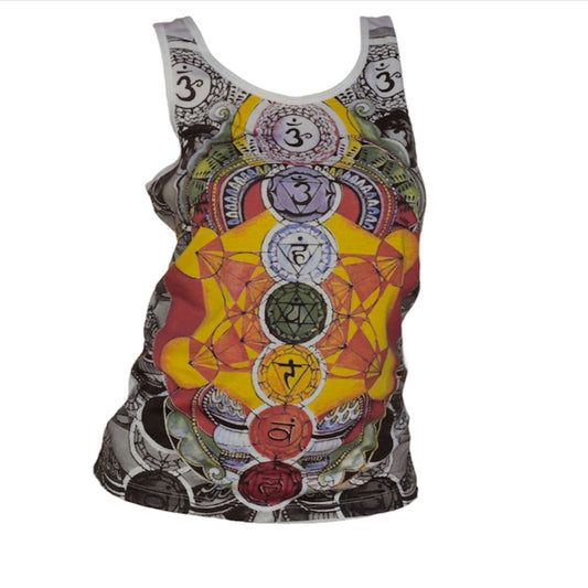 Chakra Colors Ladies Tank Top By Mirror Brand