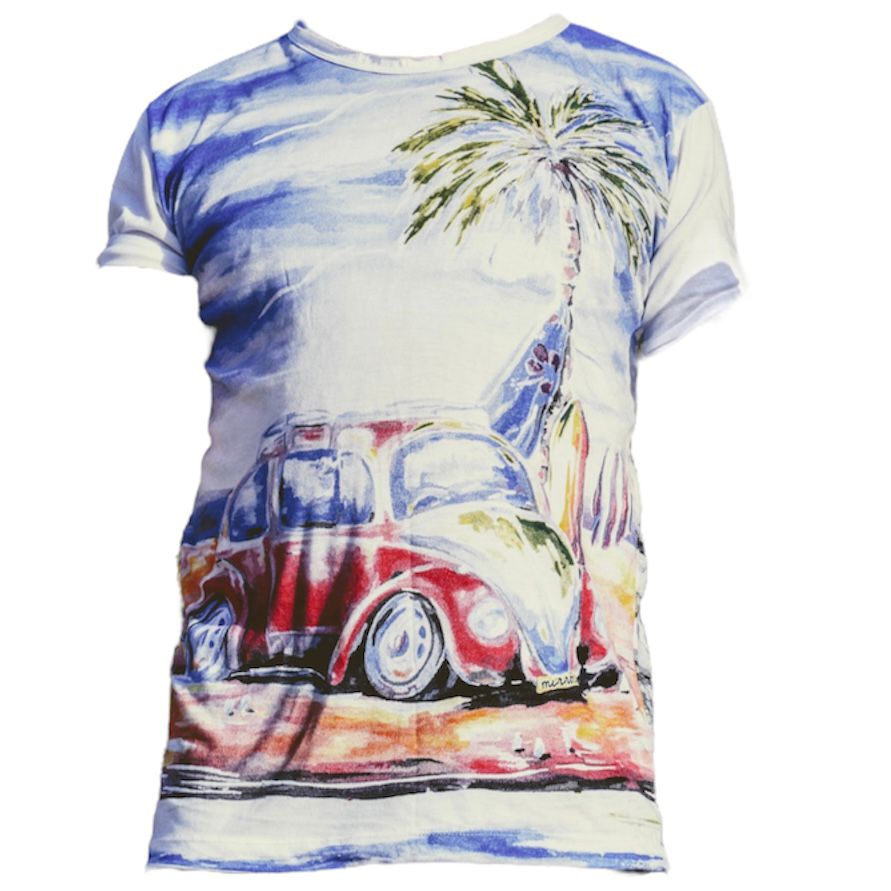 Bug at the Beach Men's T-shirt By Mirror Brand