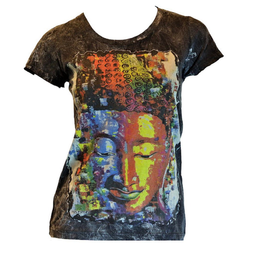 Buddha Mind Ladies T-shirt By No Time