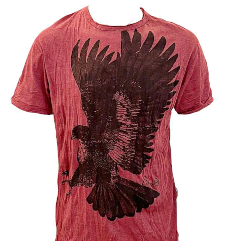 Eagle Landing Men's T-shirt By Sure