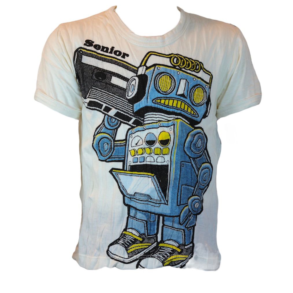 Kids T-shirt Robot Rock by Senior