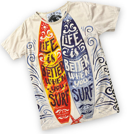 Surf is Life T-Shirt By Mirror