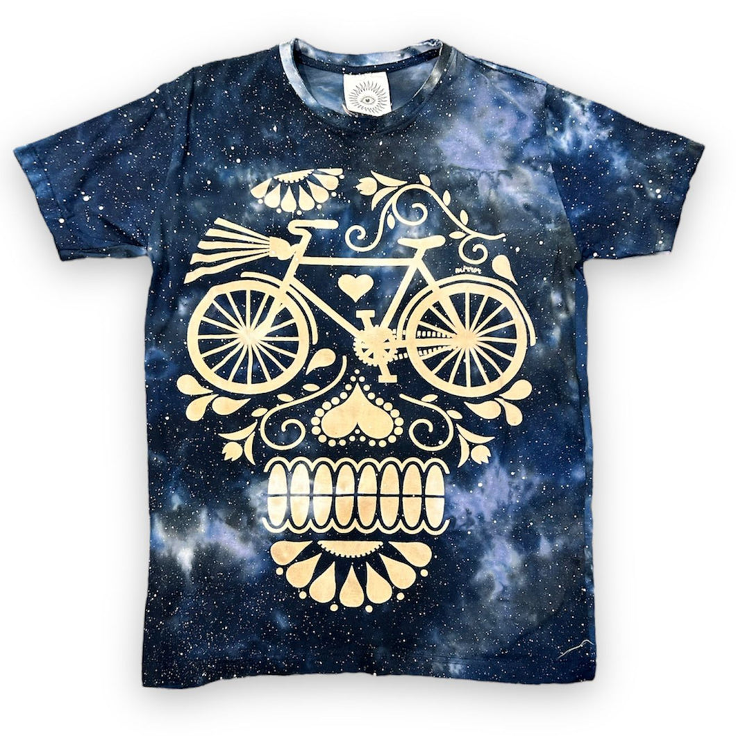 Cycle Skull Men's T Shirt By Magic Mirror