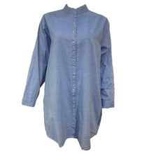 Load image into Gallery viewer, Chambray All Day Shirt Dress
