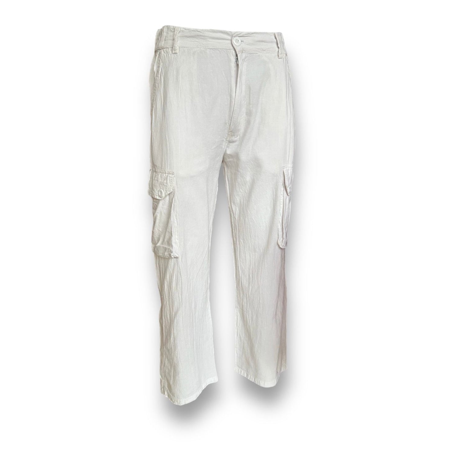 Red Bag Cotton Cargo Pants