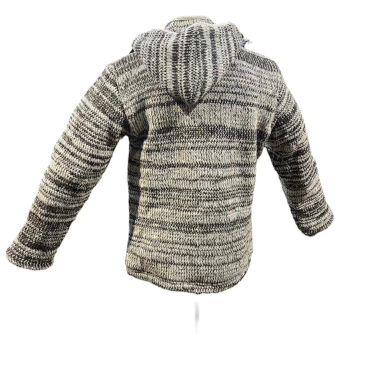 Himalayan Valleys 100% Wool Jacket with Fleece Lining
