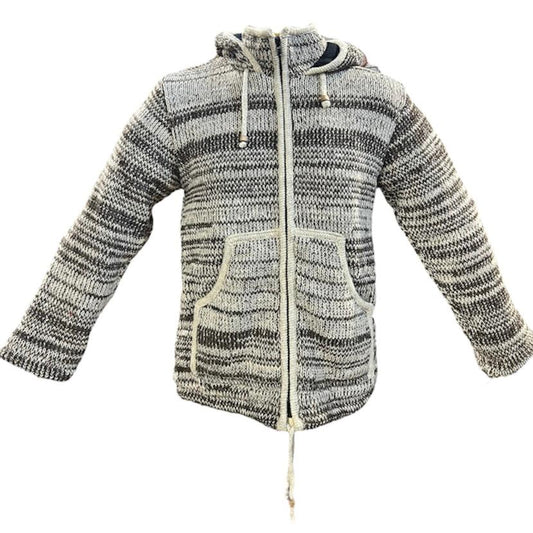 Himalayan Valleys 100% Wool Jacket with Fleece Lining