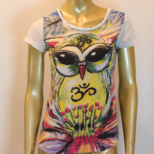 Om Owl Ladies T-shirt by Mirror