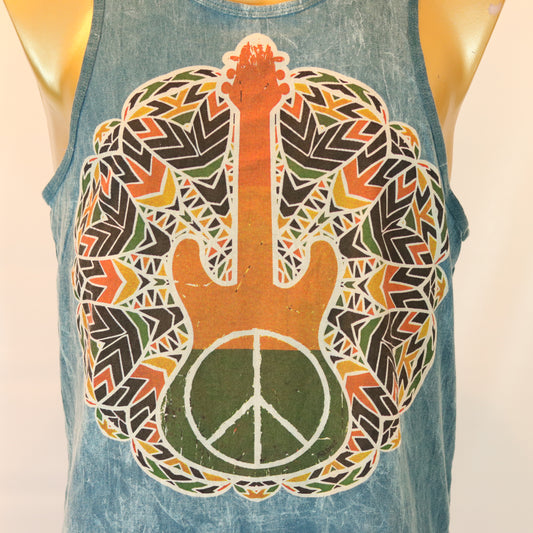 Peace Love & Guitars Tank