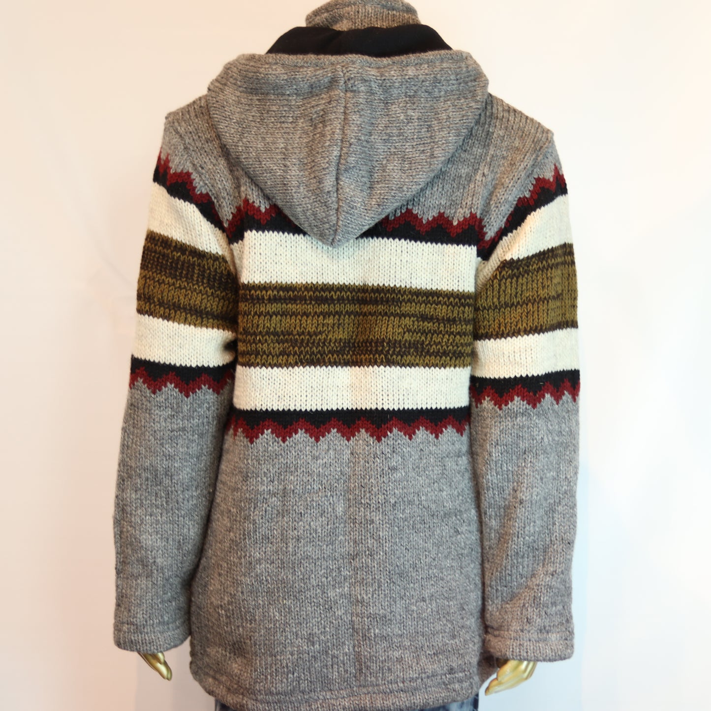 Everest Canadian Moose 100% Wool Jacket with Fleece Lining