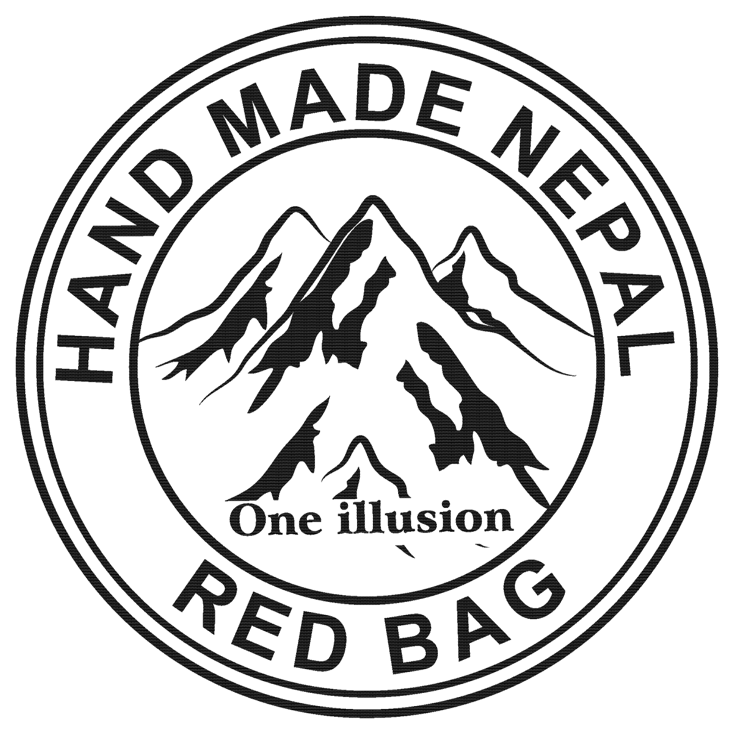 Red Bag Handmade Nepal Back Pack