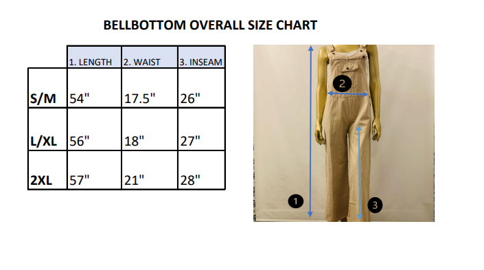 Barefoot Bell Bottom Overalls