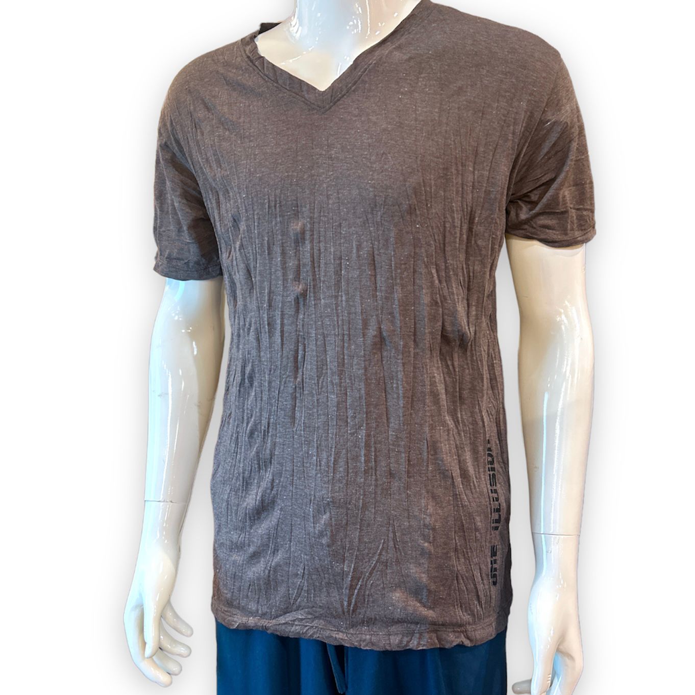 Men's V-Neck Original One Illusion Short Sleeve T-Shirt