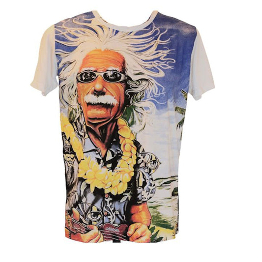 Einstein's Vacation Men's T-shirt By Mirror Brand