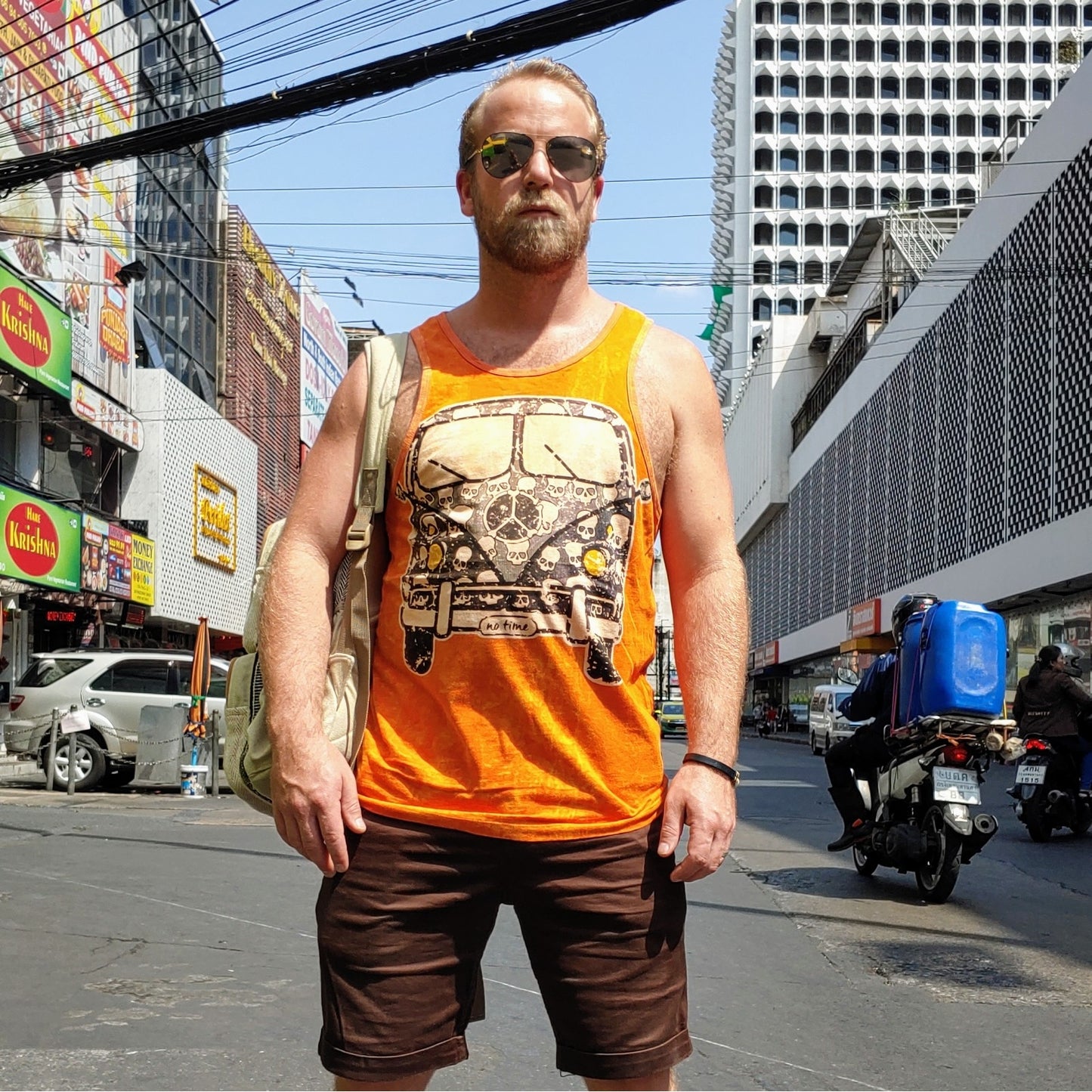 Skull Bus Men's Tank Top By No time
