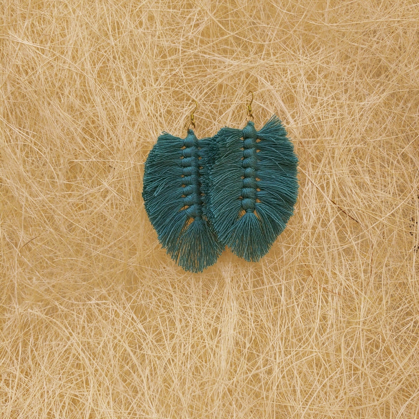 Fringed Leaf Earrings Iyada 202011