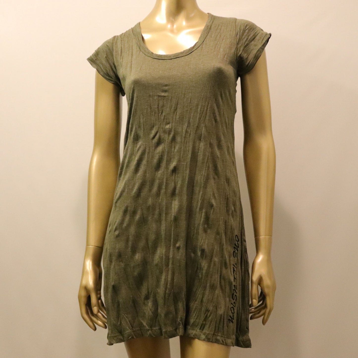 Traveler's T-shirt Dress by One Illusion