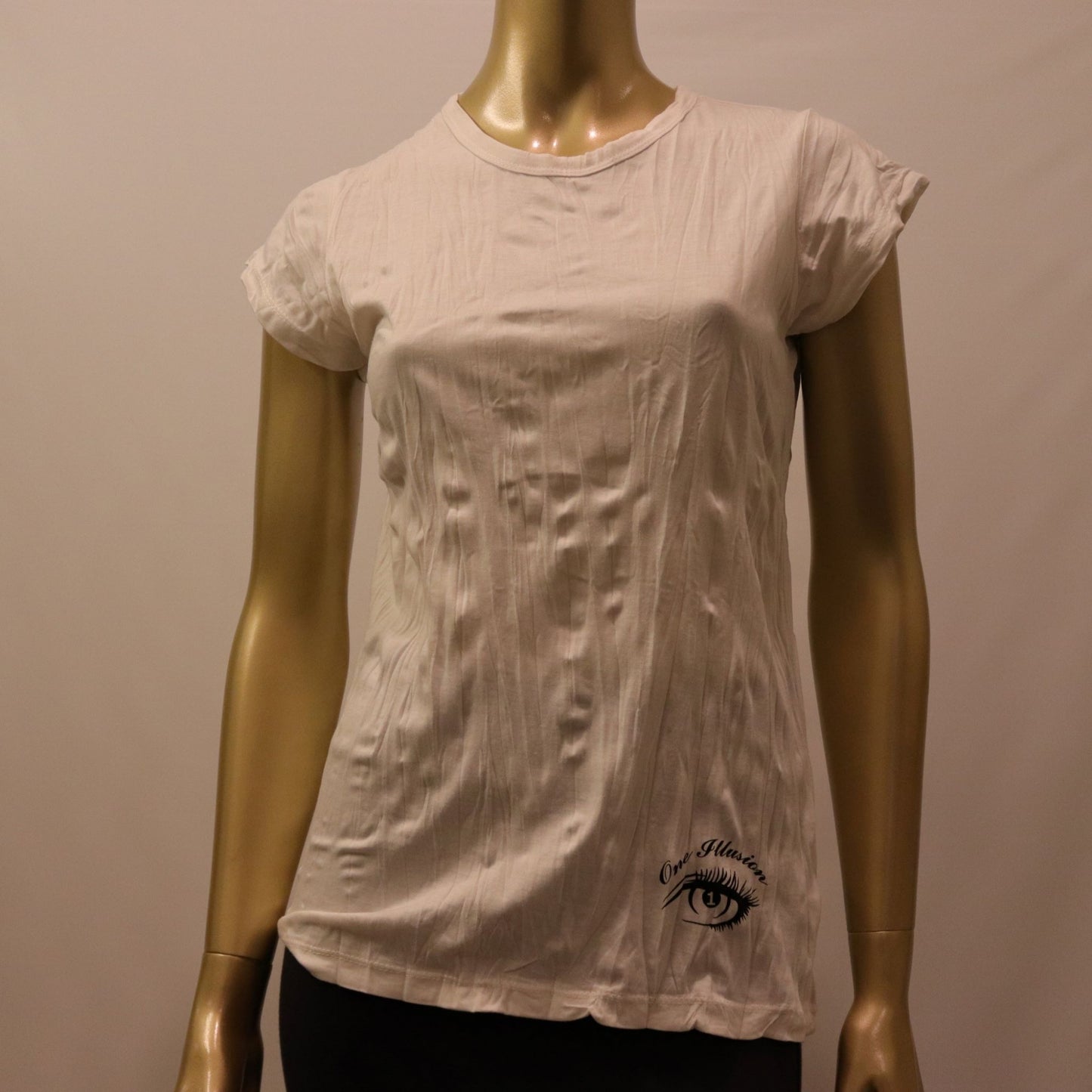 Ladies Crew Cap Sleeve Shirt Original One Illusion